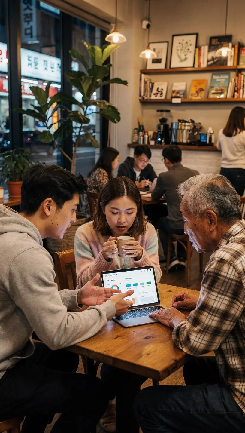 Osoba sledujúca prednášku o základných princípoch osobných financií v triede.